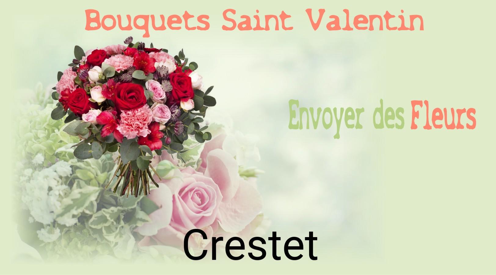 Roses de Saint-Valentin livrées à Crestet